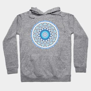 Mandala Blue 1 Hoodie